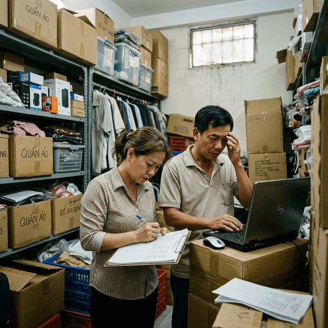 Store managers tracking stock