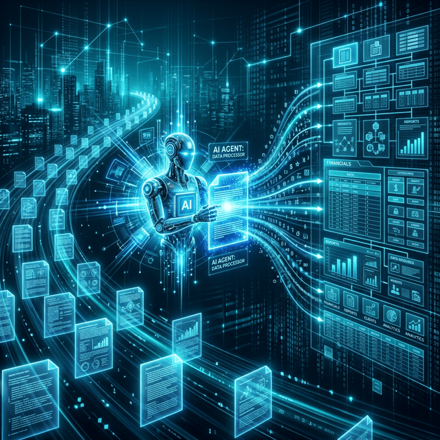 AI agent extracting data from documents