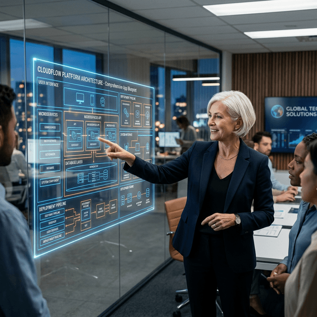 Senior architect designing the system