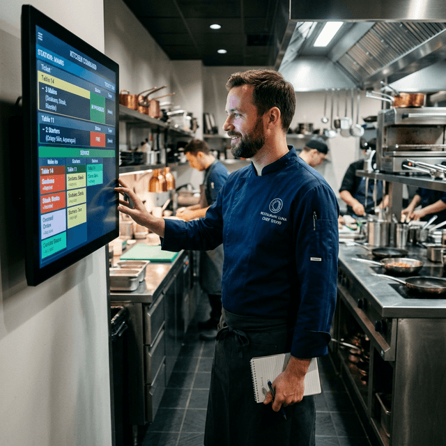 Chef and AI working together in harmony